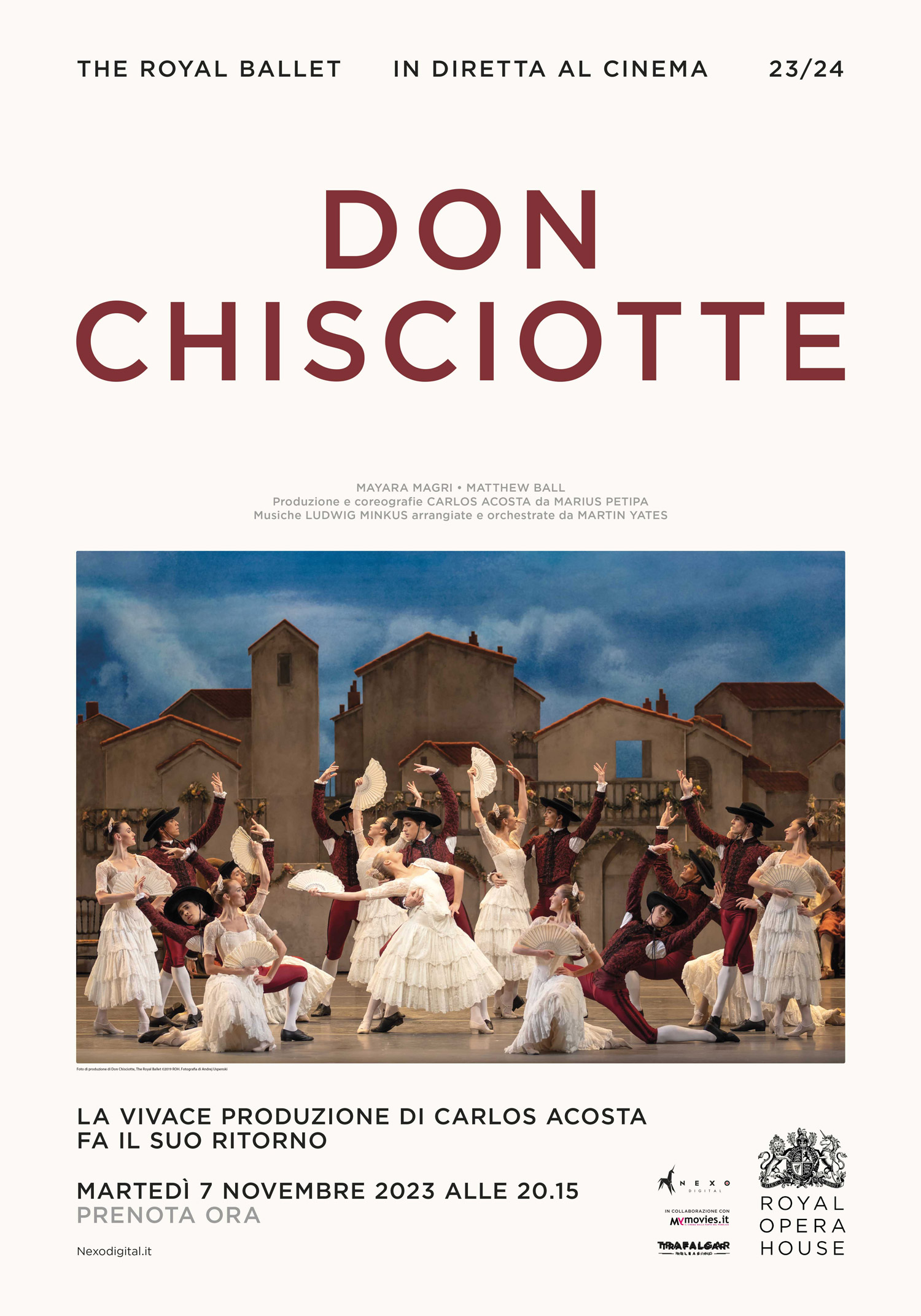 Don Chisciotte dalla Royal Opera House di Londra al cinema il 7 novembre 2023