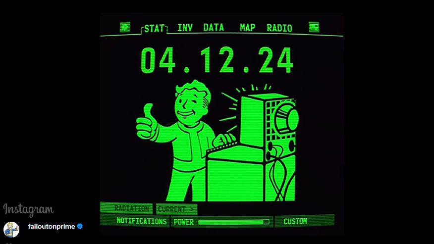 Prime Video annuncia la data del debutto della serie Fallout su Instagram (falloutonprime)