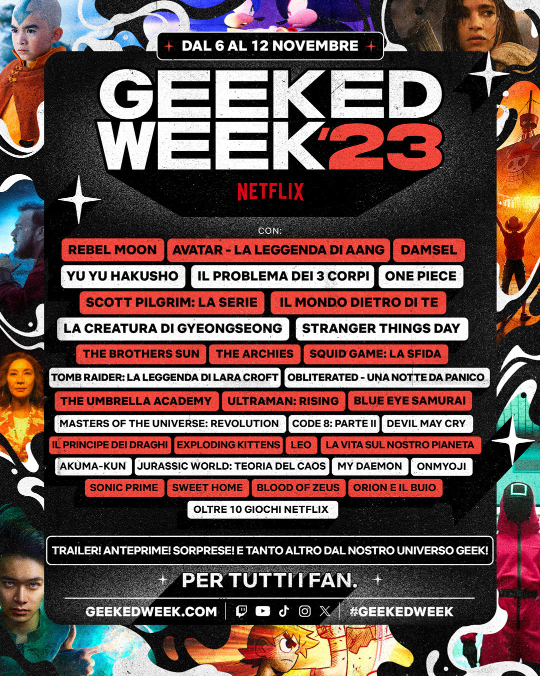 Netflix Geeked Week 2023 - locandina