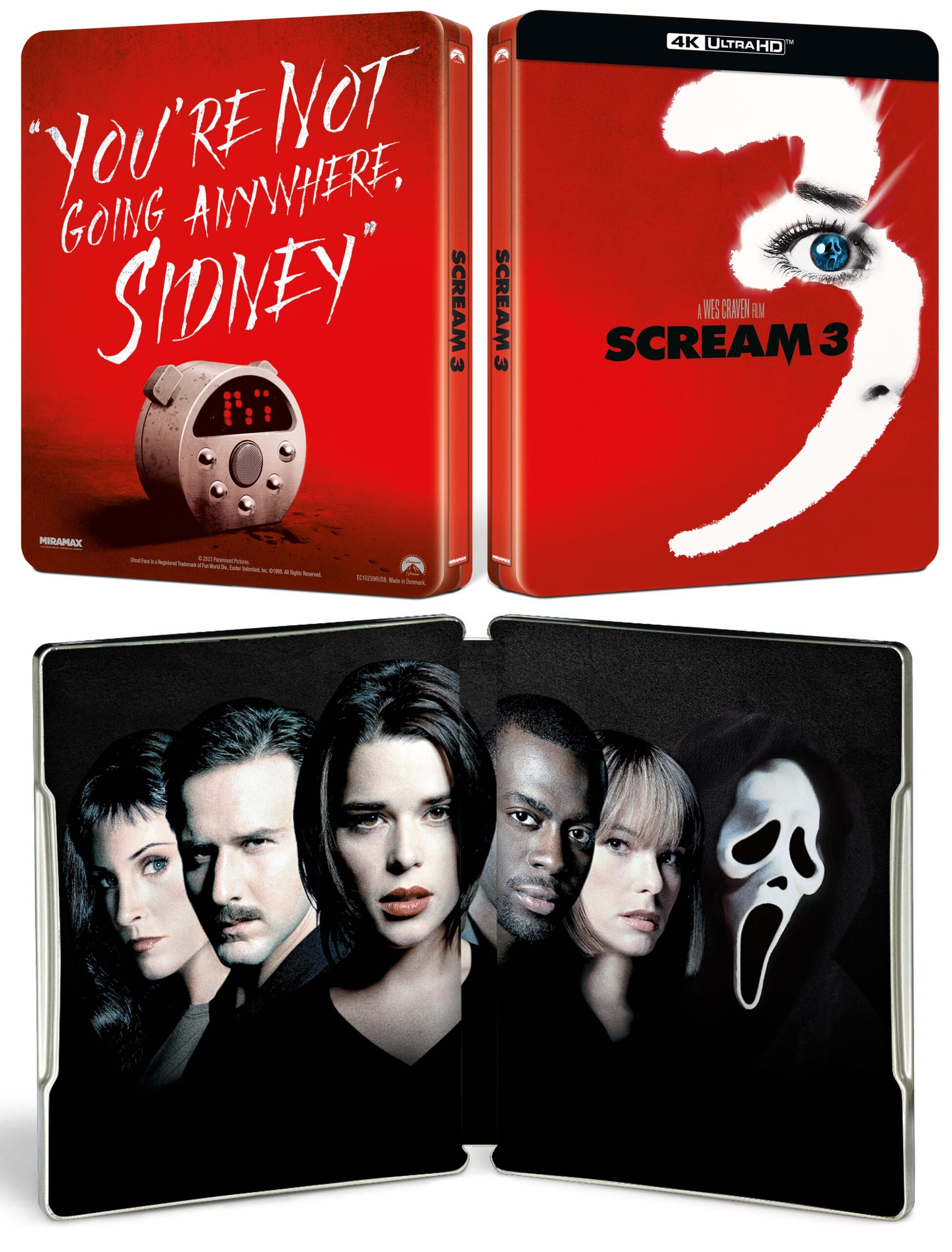 Scream 3 in Steelbook 4K UHD