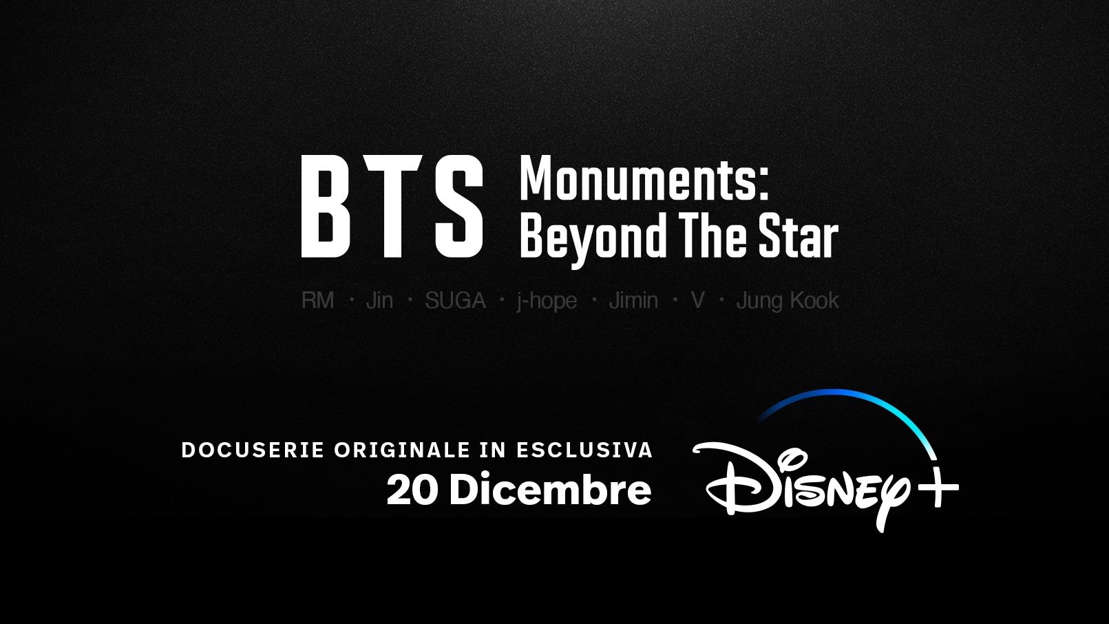 BTS Monuments Beyond The Star, teaser 'Annuncio Data' docuserie Disney+