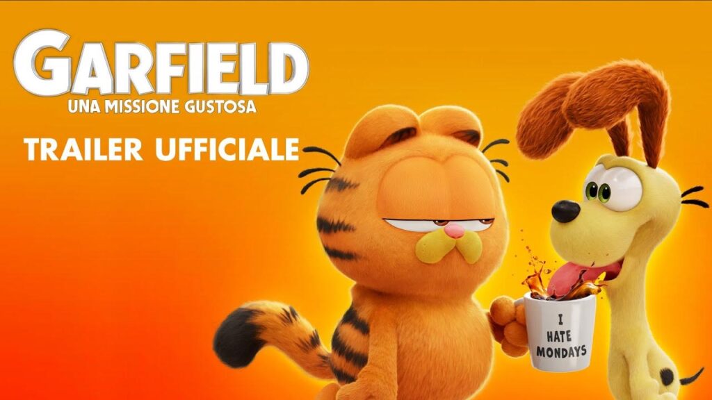 Garfield Una missione gustosa, primo Trailer del Film al Cinema nel 2024