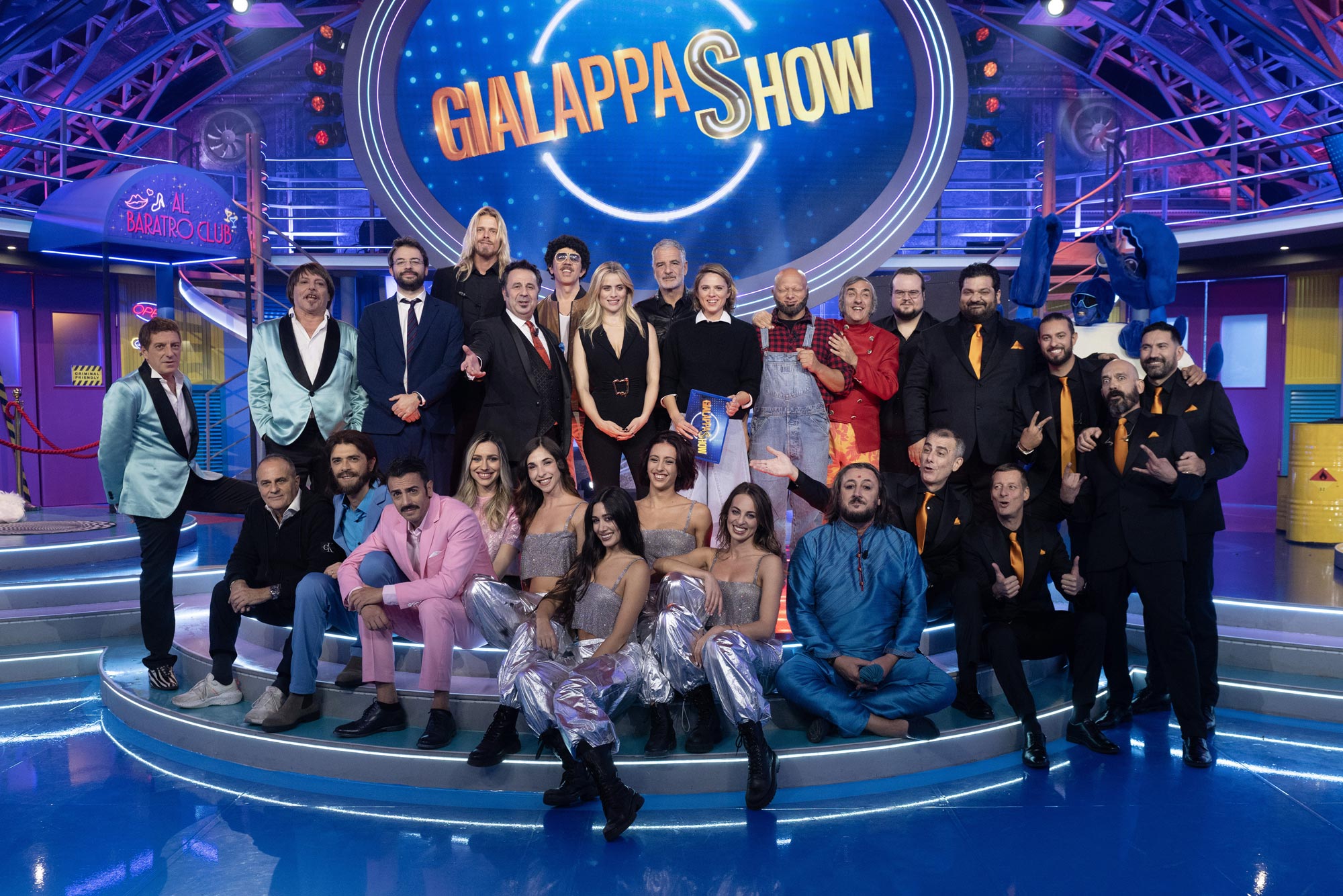 GialappaShow - 6 novembre 2023 - cast [credit: Jule Hering; courtesy of Sky/TV8]