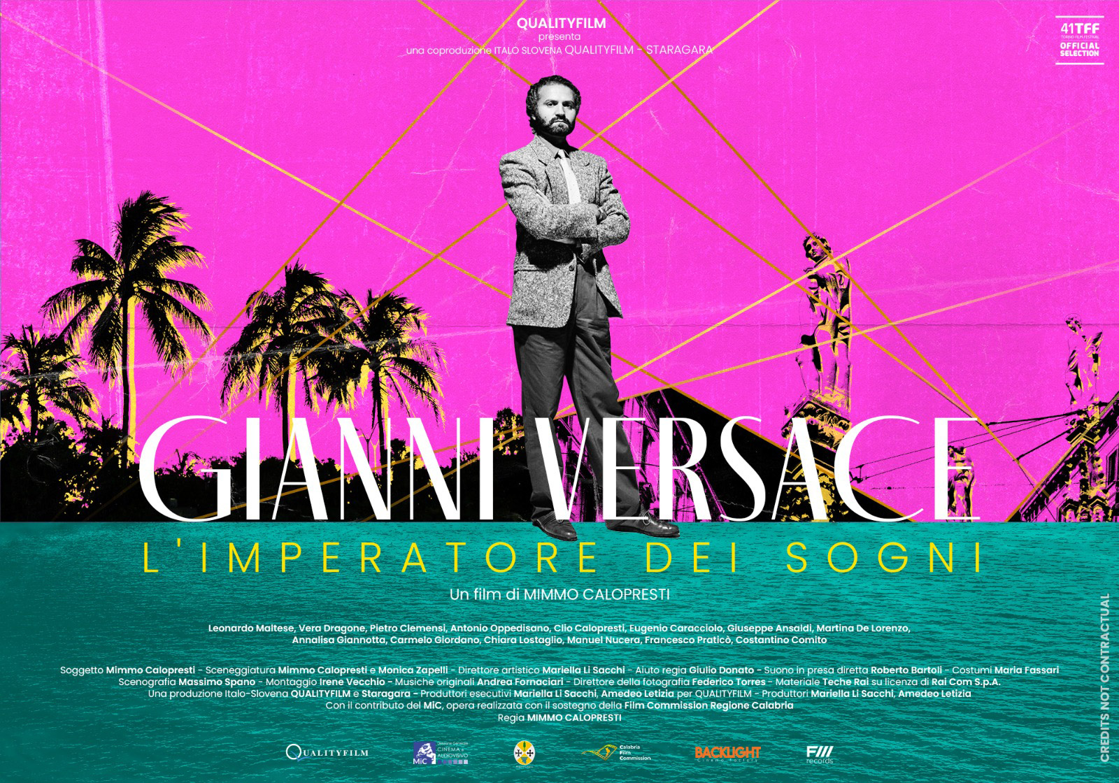 Gianni Versace - L'imperatore dei sogni di Mimmo Calopresti - Poster orizzontale