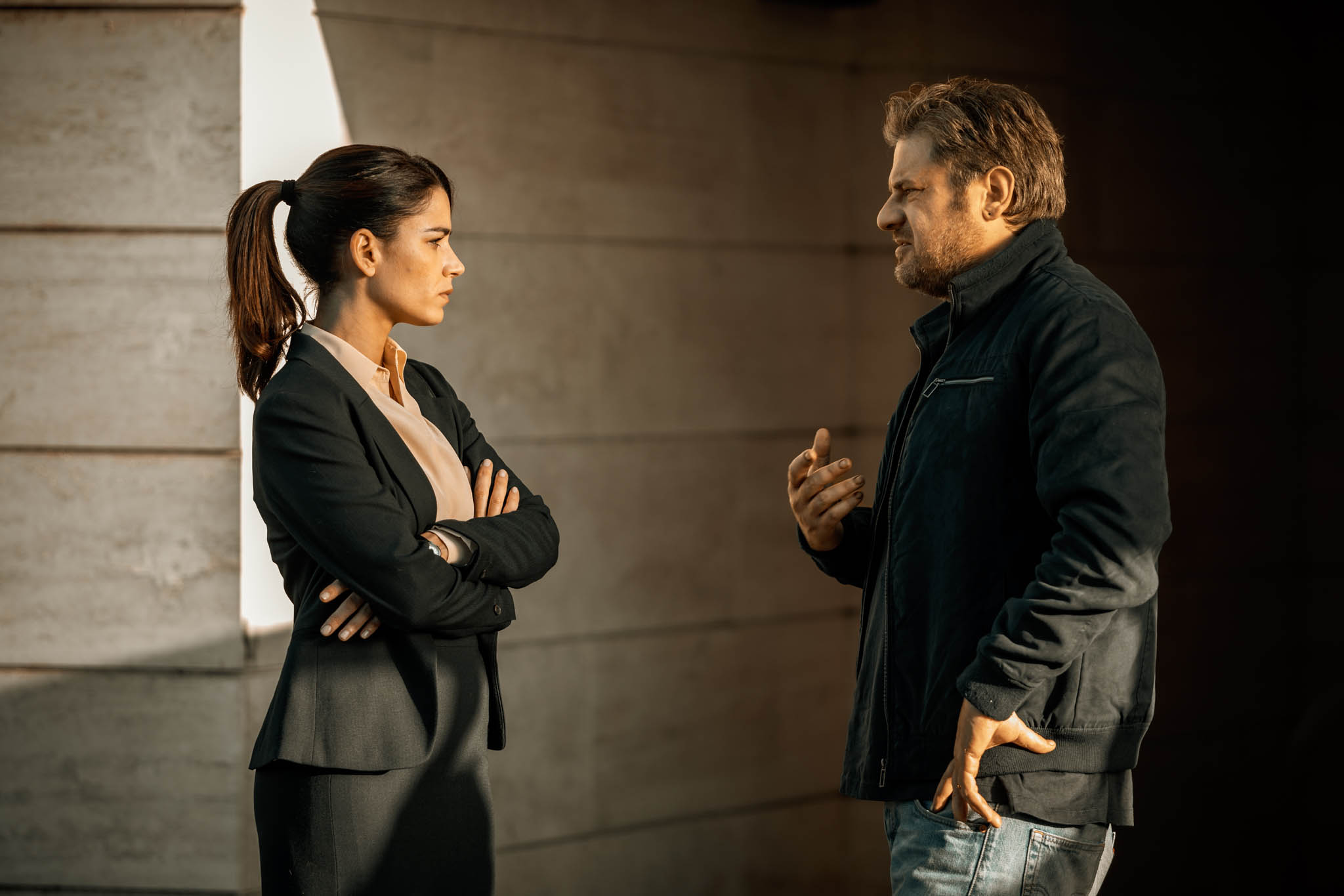 Edoardo Pesce e Rosa Diletta Rossi sul set del film 'Martedì e Venerdì' di Alessio De Leonardis e Fabrizio Moro [tag: Edoardo Pesce, Rosa Diletta Rossi] [credit: Claudio Junior Bielli/CJB photo]