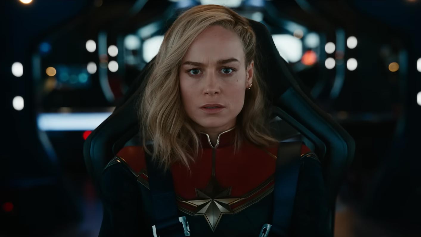 The Marvels con Brie Larson, scena da trailer