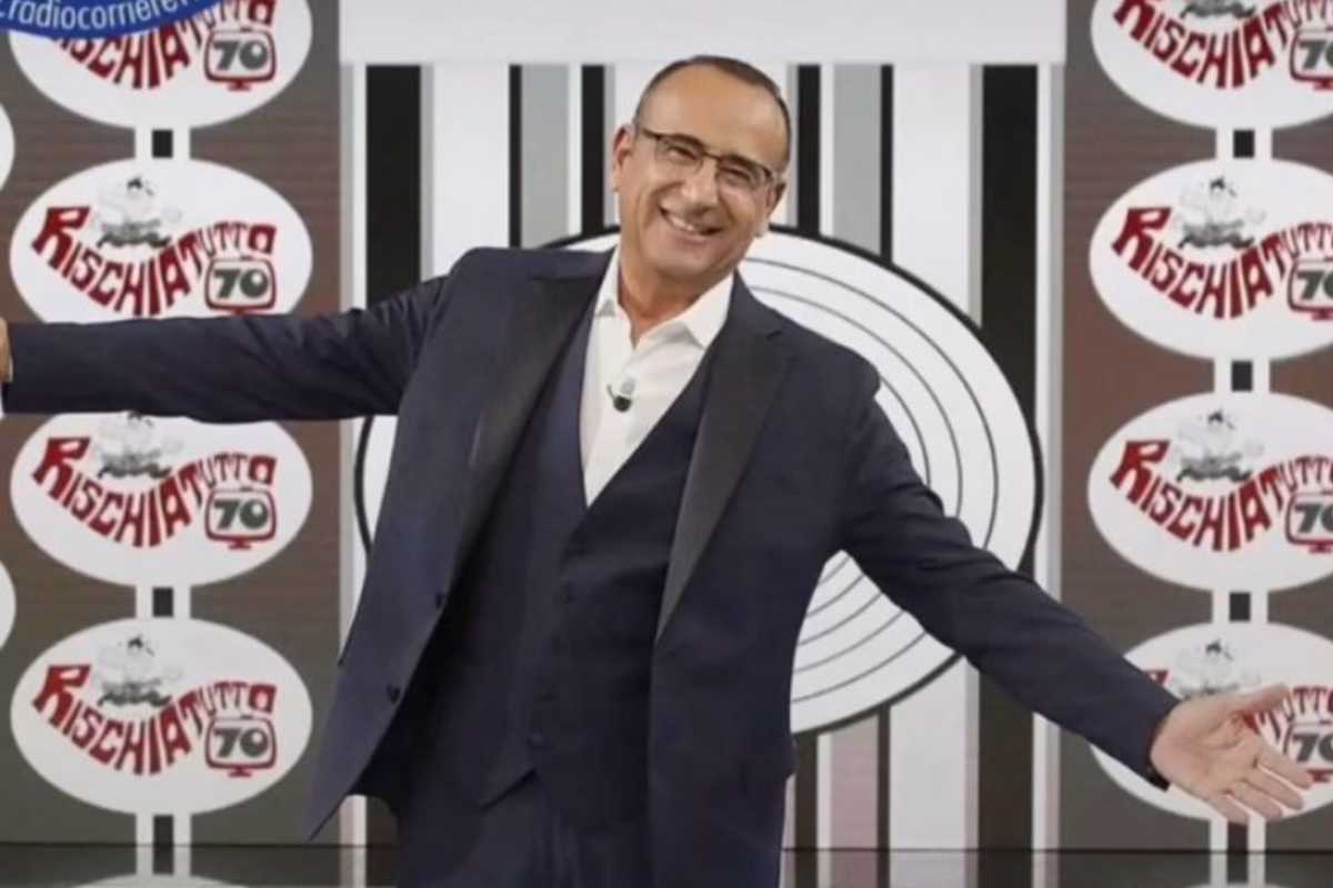 Carlo Conti al Festival di Sanremo 2025