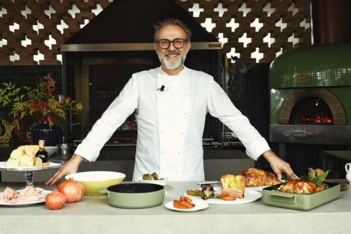 Cena da chef Massimo Bottura